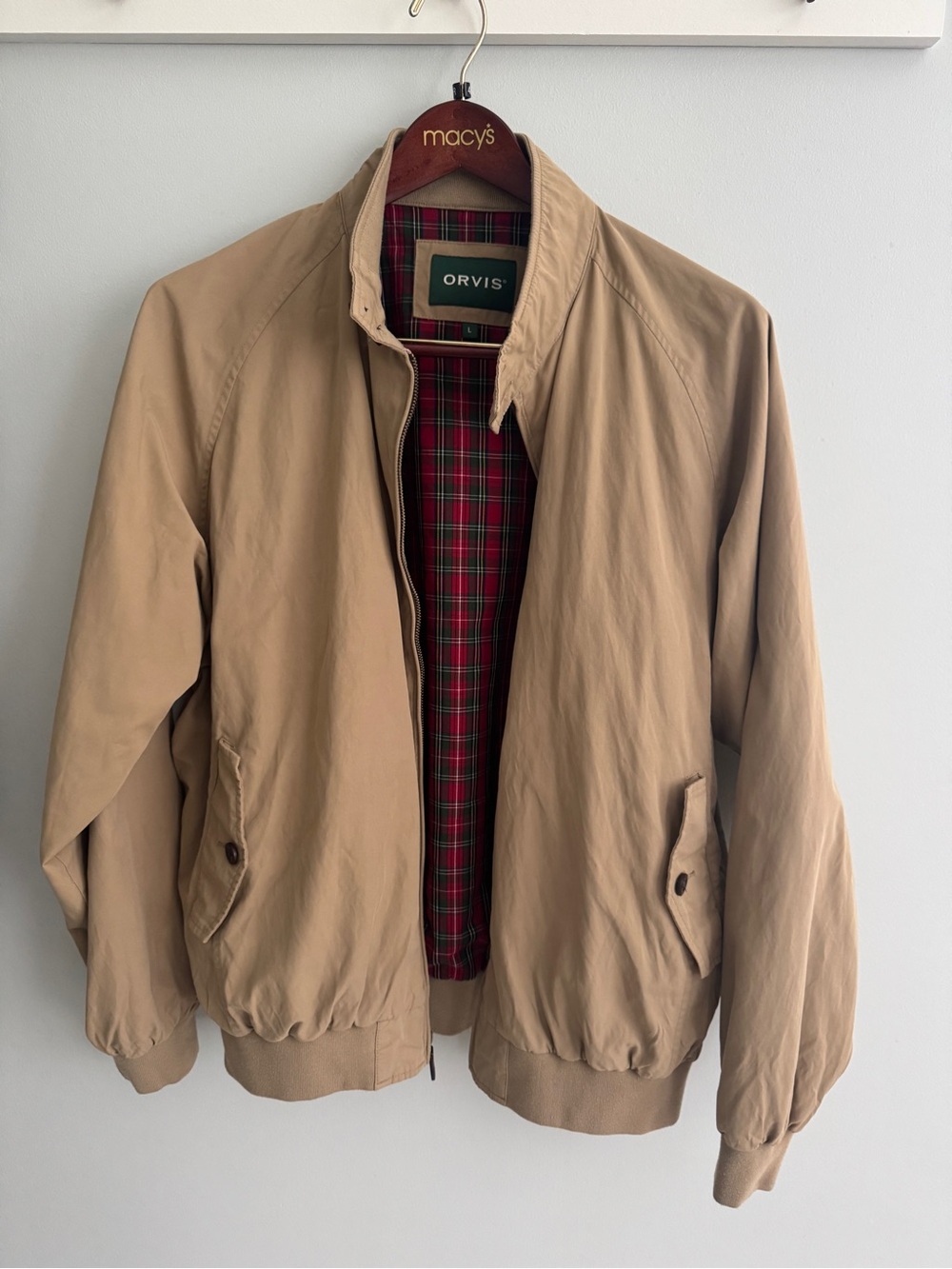 Orvis Men’s Tan Harrington Jacket